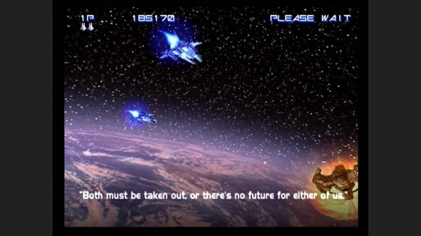 A brief cut scene provides you some rest before beginning the next level