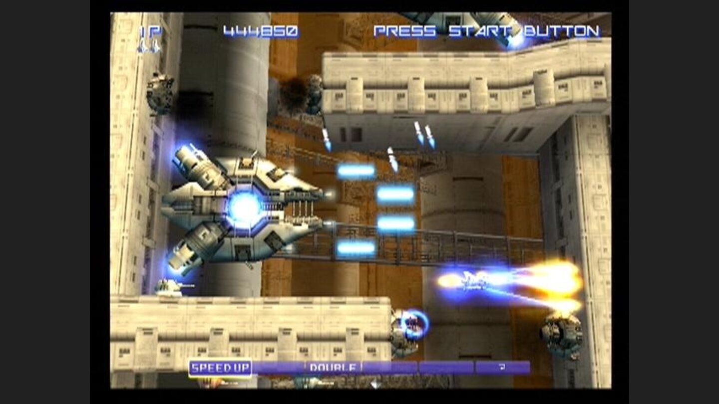 Being chased by laser fire!