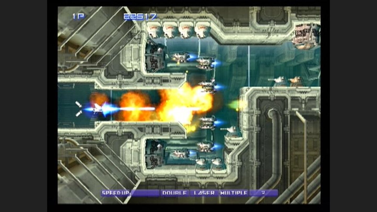 Blasting through a narrow passage...