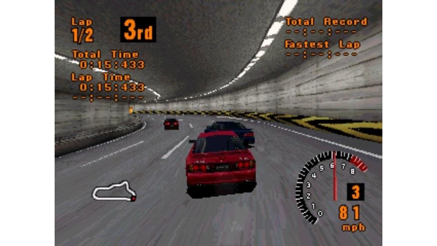 Over the river and through some tunnels... Gran Turismo tracks cover a number of different sceneries.