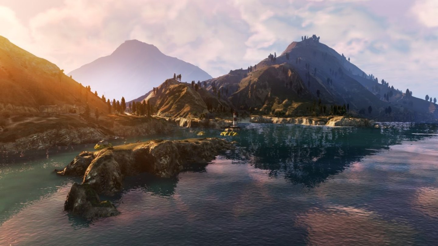 Grand Theft Auto 5Die malerischen Landschaften von Blaine County laden dazu ein, das Verbrecherleben mal sein zu lassen und Wandern zu gehen.