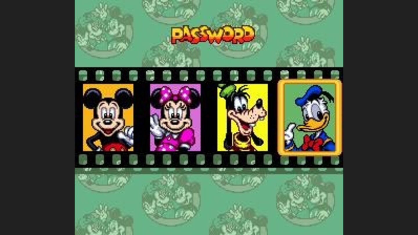 Password screen