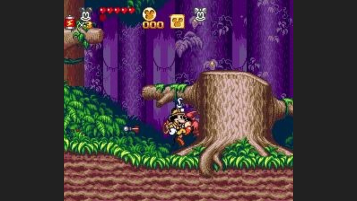Battle near a stump