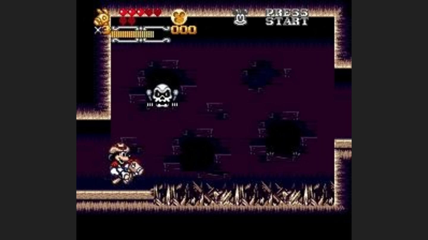 Ahh! Skulls as jumping stones!