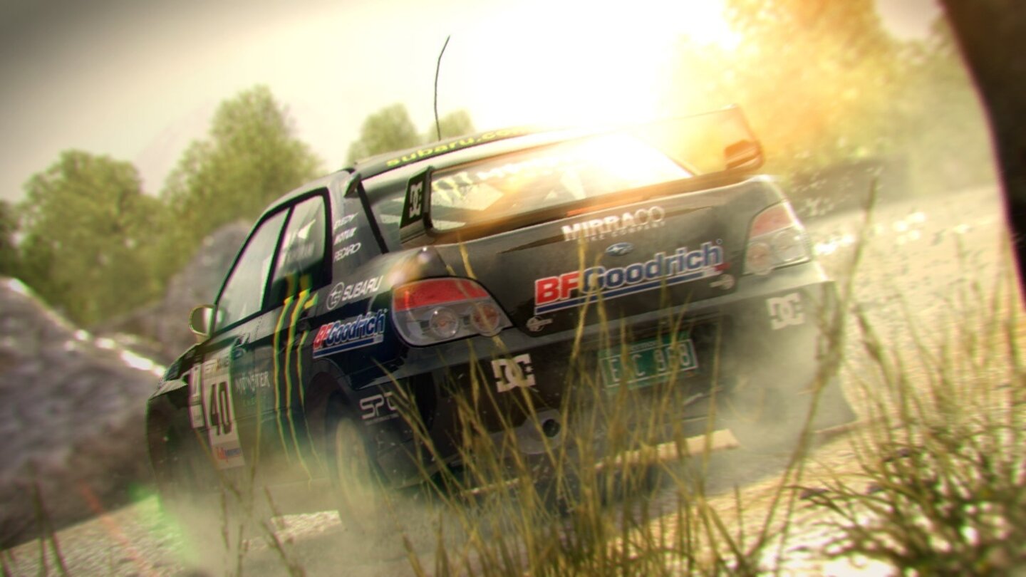 2009: Colin McRae: Dirt 2Pünktlich zu Weihnachten rast Codemasters in die nächste Technik-Generation: Colin McRae Dirt 2 soll als erstes Spiel überhaupt DirectX 11 unterstützen (Bild: DirectX 10).