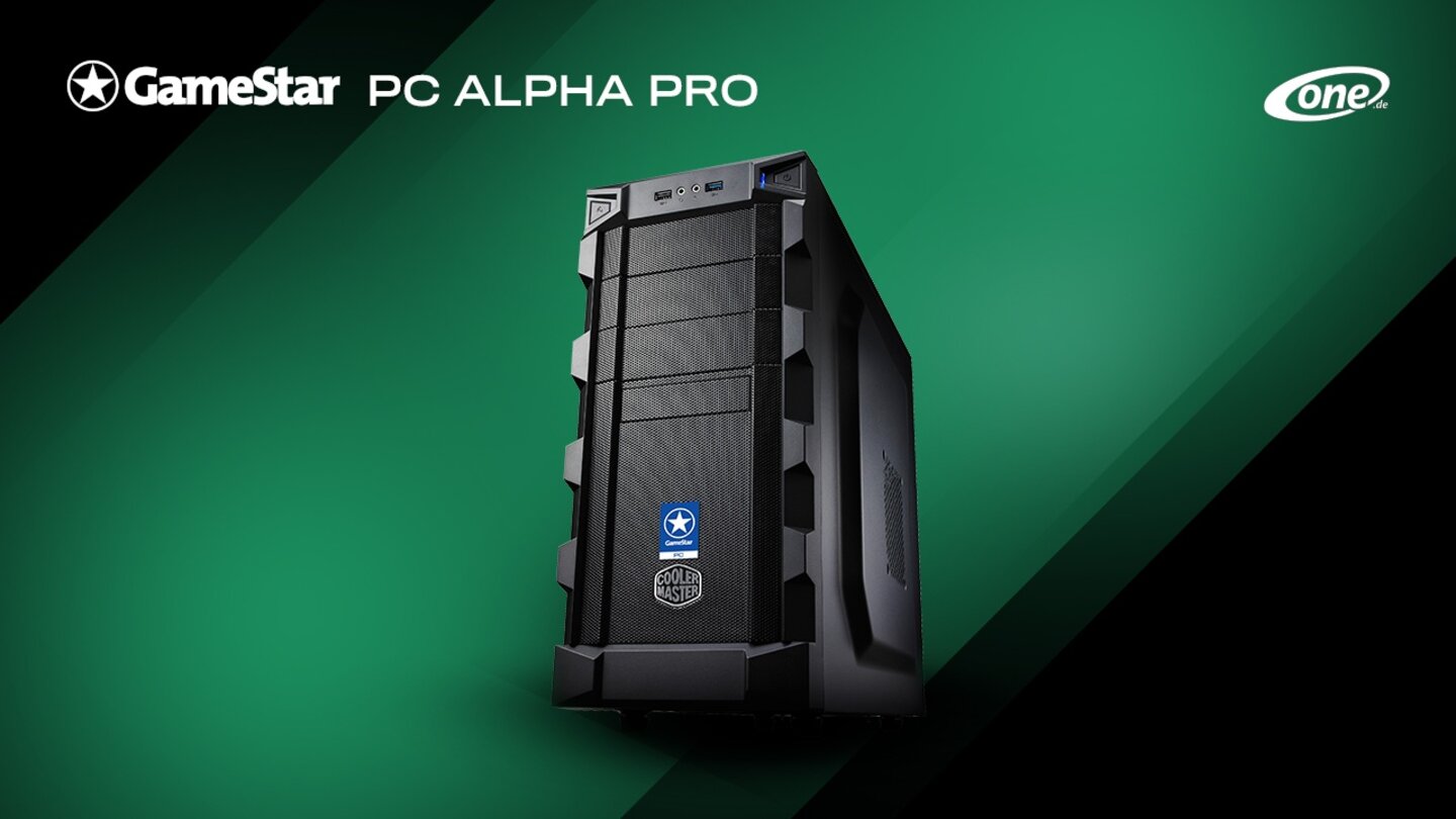 Mit unserem Preis-Leistung-Tipp ONE GameStar-PC Alpha Pro für nur 999€ zocken Sie auch mitunter grafisch anspruchsvollere Spiele in Full-HD.
ONE GameStar-PC Alpha Pro mit GTX 1050 Ti und Core i5 7500