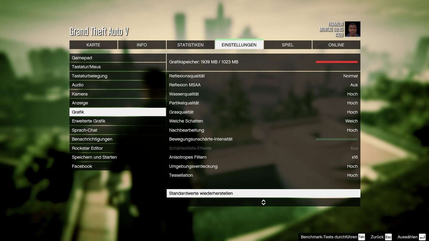 GTA 5 1,0 GByte VRAM