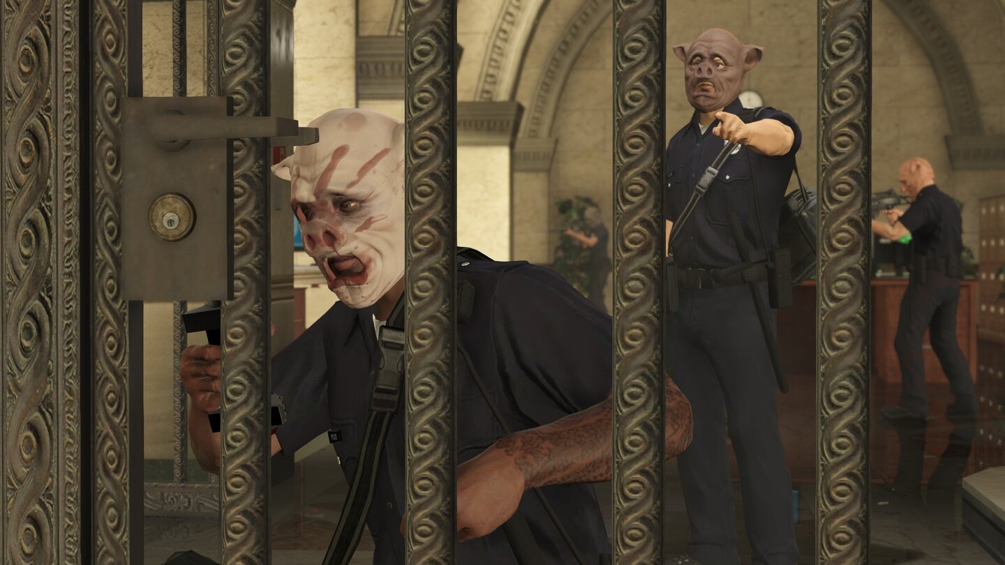 GTA Online - Online-HeistsJeder Spieler kann aus einer Vielzahl an Masken wählen.