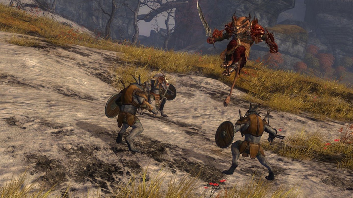 Guild Wars 2Die gerade geführte Waffe ist der Hauptfaktor, der bestimmt, wie der Charakter gespielt werden kann.