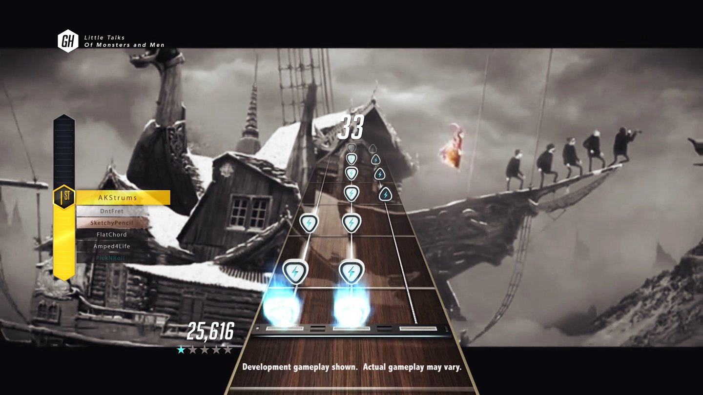 Guitar Hero LiveDer Onlineservice Guitar Hero TV zeigt aktuelle und klassische Musikvideos.