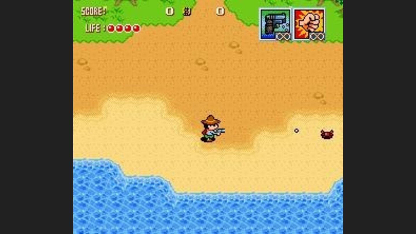 Shooting innocent crabs is your greatest passion