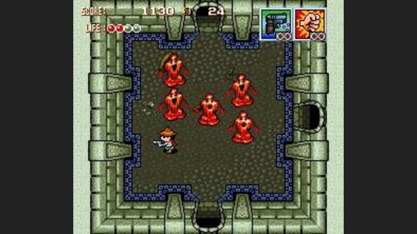 Shooting at empty space will probably work great against those red guys