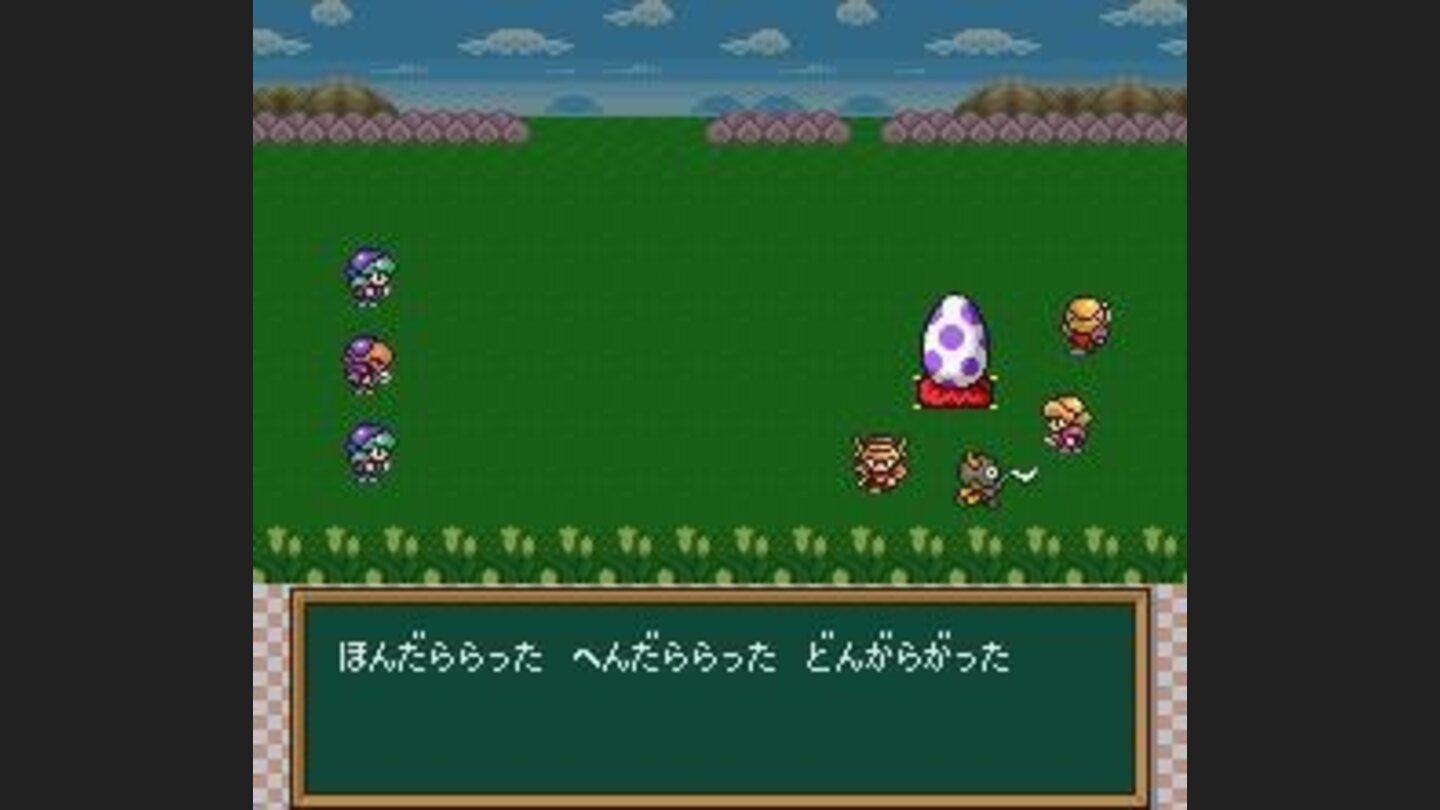 Preparing an egg monster...