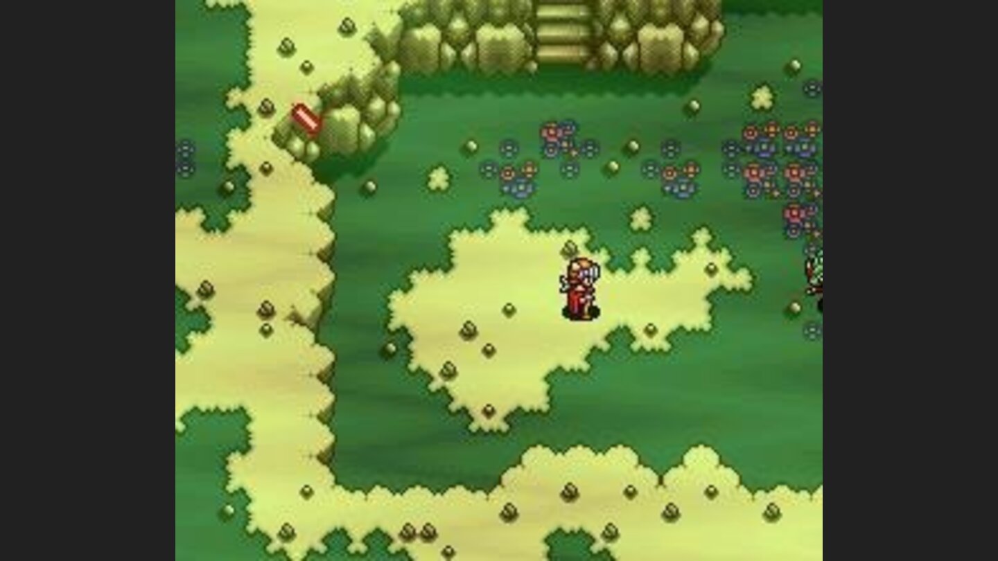 Peaceful area? Not really... someone is shooting fire from above