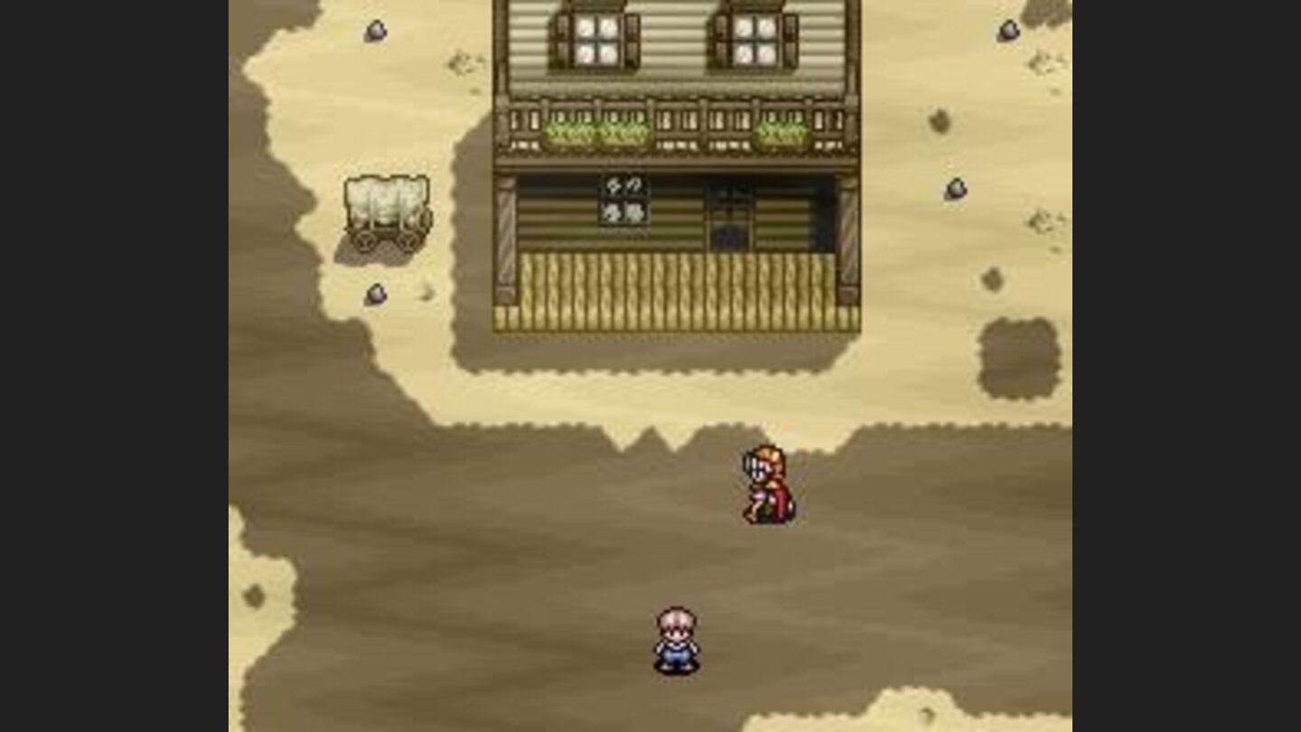 In a town