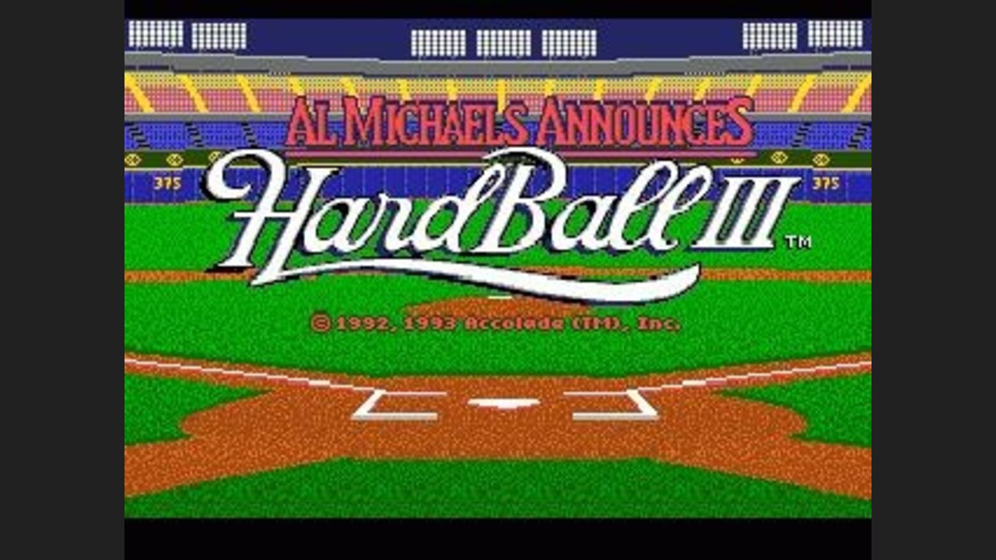 HardBall III Sega Mega Drive