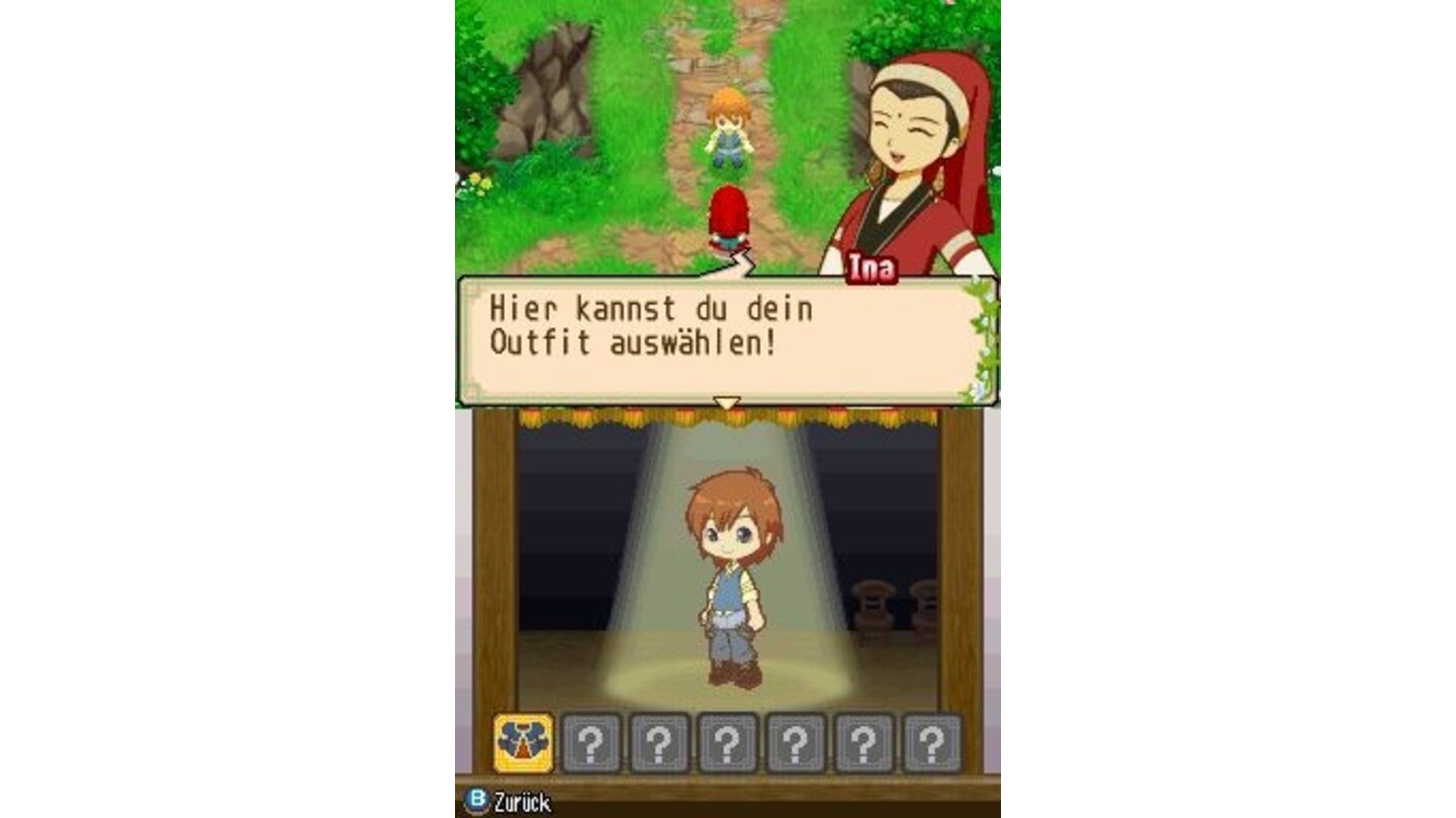 Harvest Moon: Geschichten zweier StädteIna ist die Bürgermeisterin von Konohana.