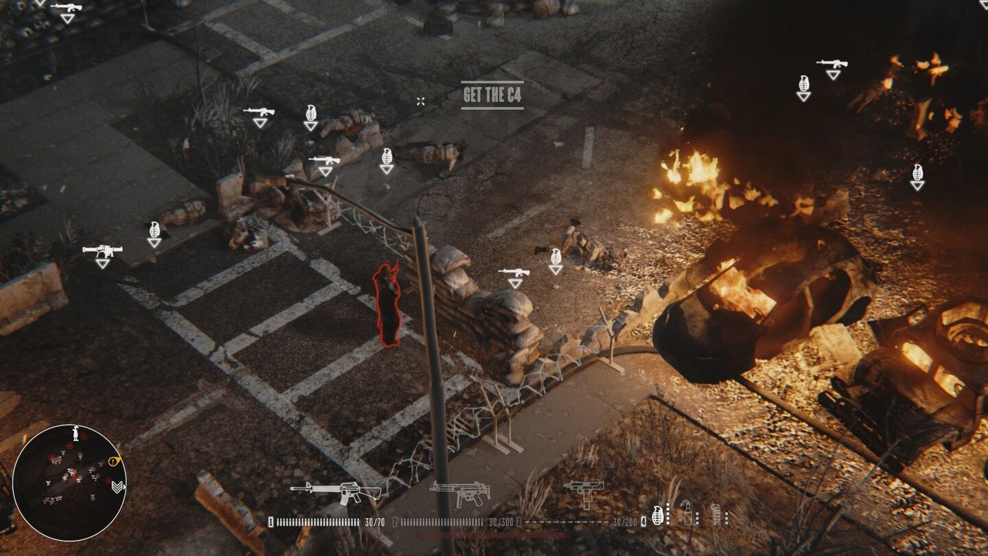 HatredAuf Wunsch lassen wir uns Waffen, Feinde und »exekutierbare« Zivilisten anzeigen.