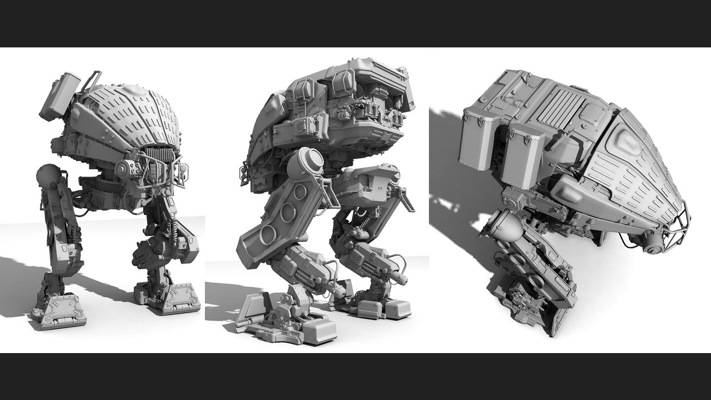 Hawken - Artworks und Konzeptzeichnungen