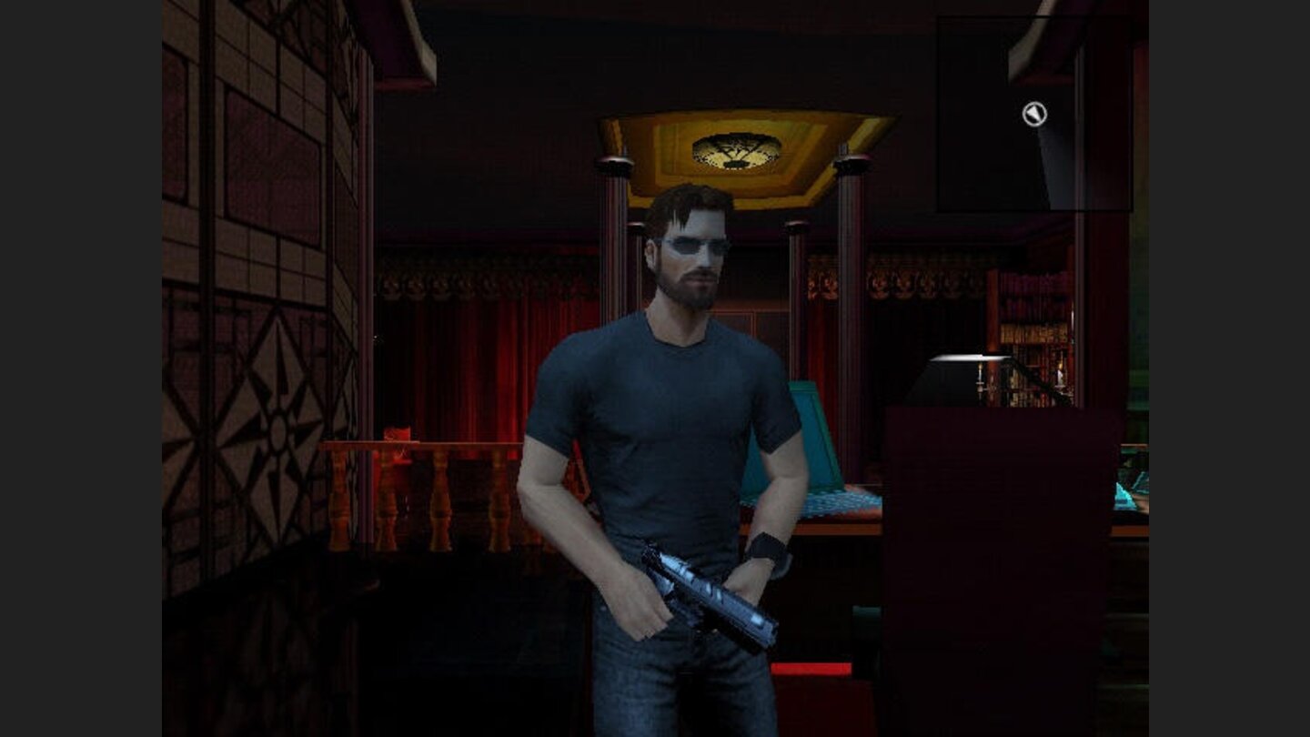 Jack Wade, the games hero, looking ultra cool in his shades