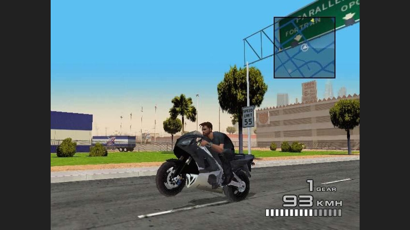 Use your bike to transport you between missions.