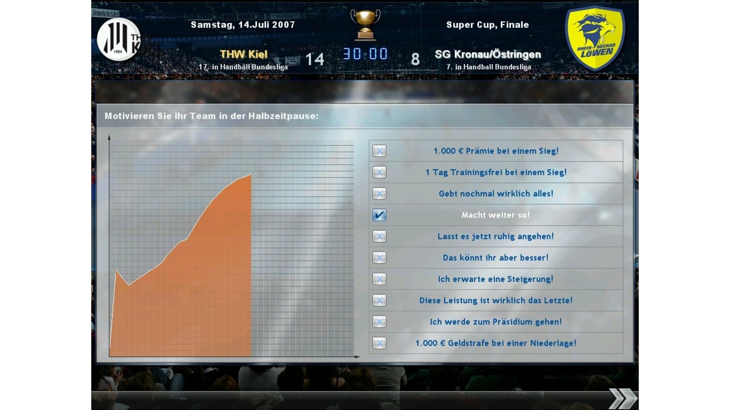 Heimspiel: Handballmanager 2008 16