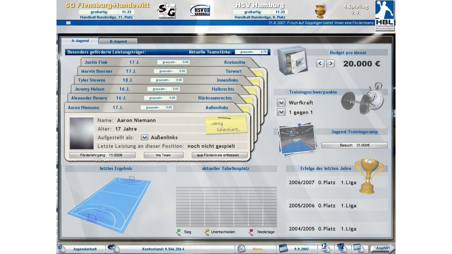 Heimspiel Handballmanager 2008 2