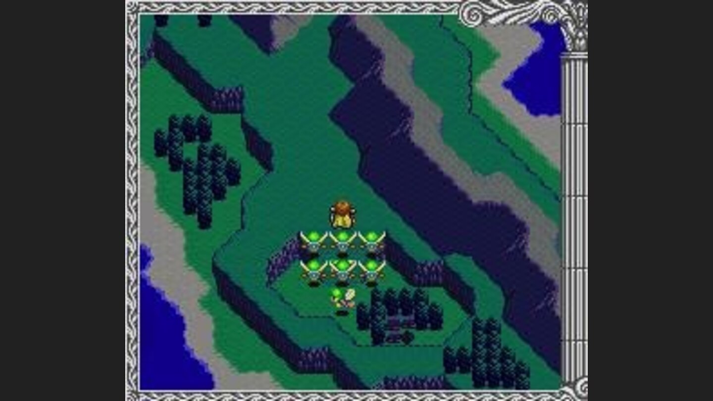 On the world map, accompanied by an army of fairies