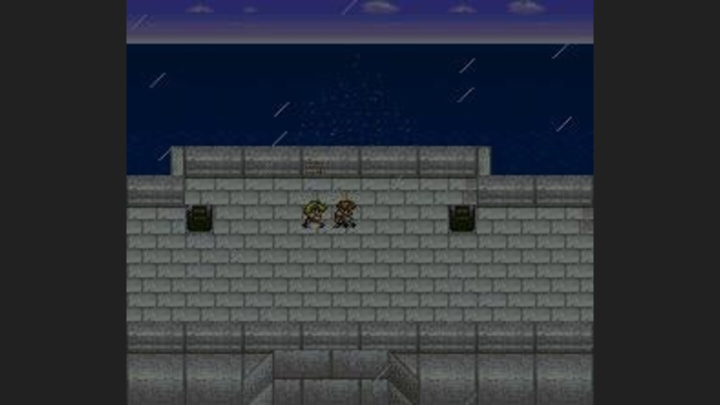 The hero and Epipha are left alone... and the weather is bad, too!