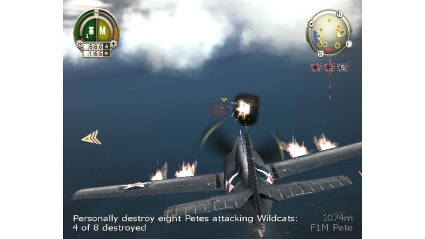 Wildcat pilot uses zoom camera to destroy Petes