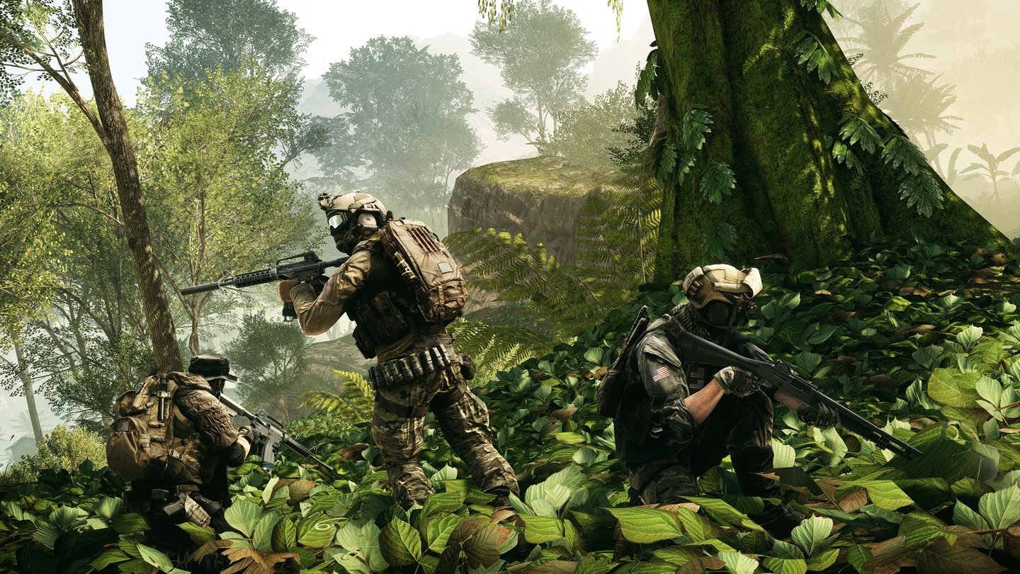 Battlefield 4: Operation OutbreakEine Karte zusammen mit der Community entwickeln: Das war das Ziel von Operation Outbreak. Designs, Ideen und Feedback gaben die Spieler, das programmieren wurde von den Entwicklern übernommen. Bei der Map handelt es sich um eine Dschungelkarte mit Infanterie-Fokus und unterstützenden Fahrzeugen.