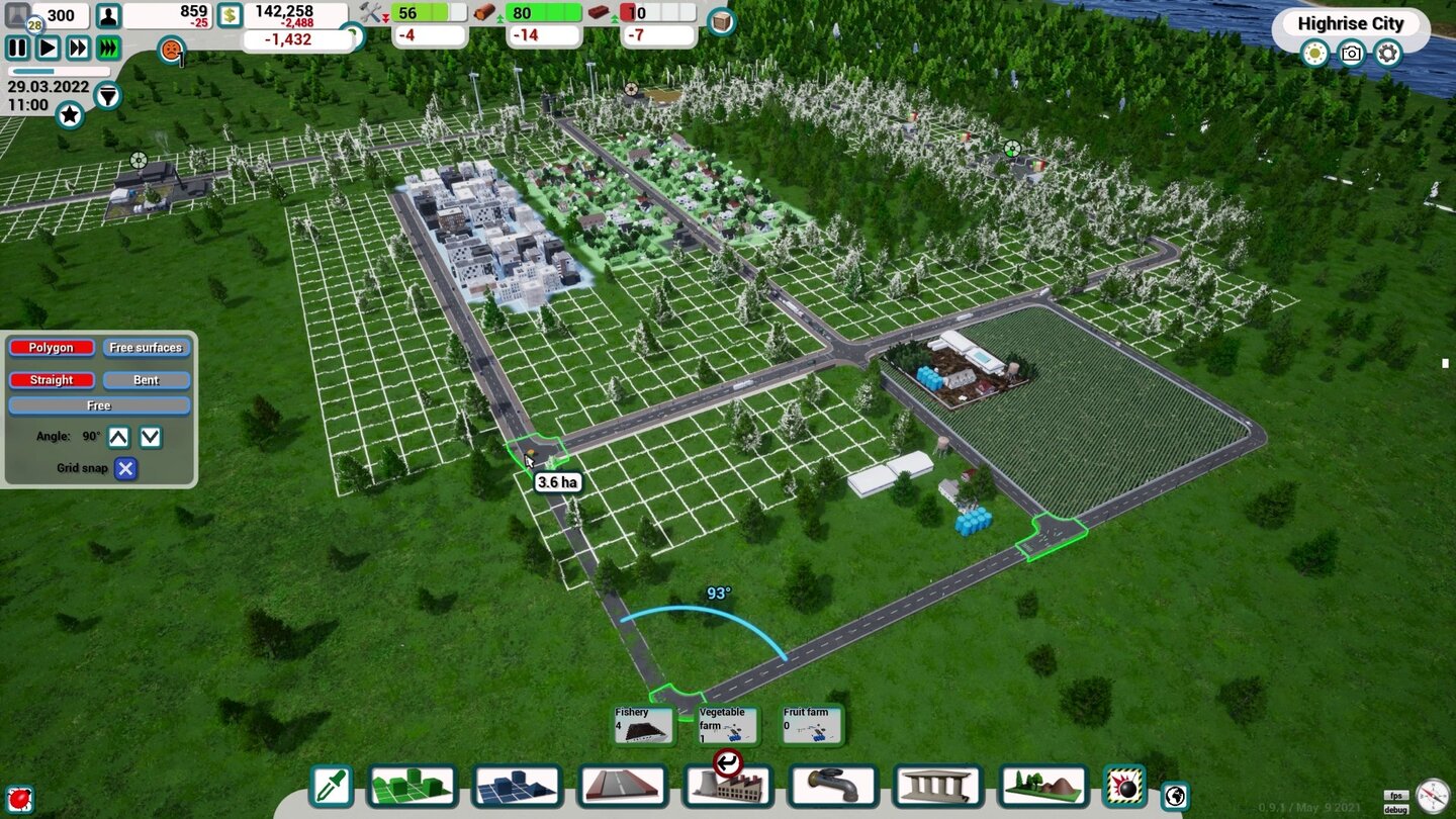 Highrise City - Screenshots zum Städtebauer
