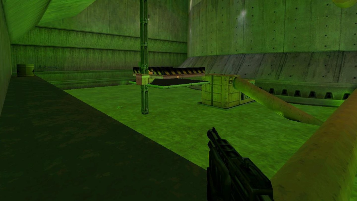 Half-Life Auf radioaktiven Abfall stoßen wir überall in der Forschungsanlage.