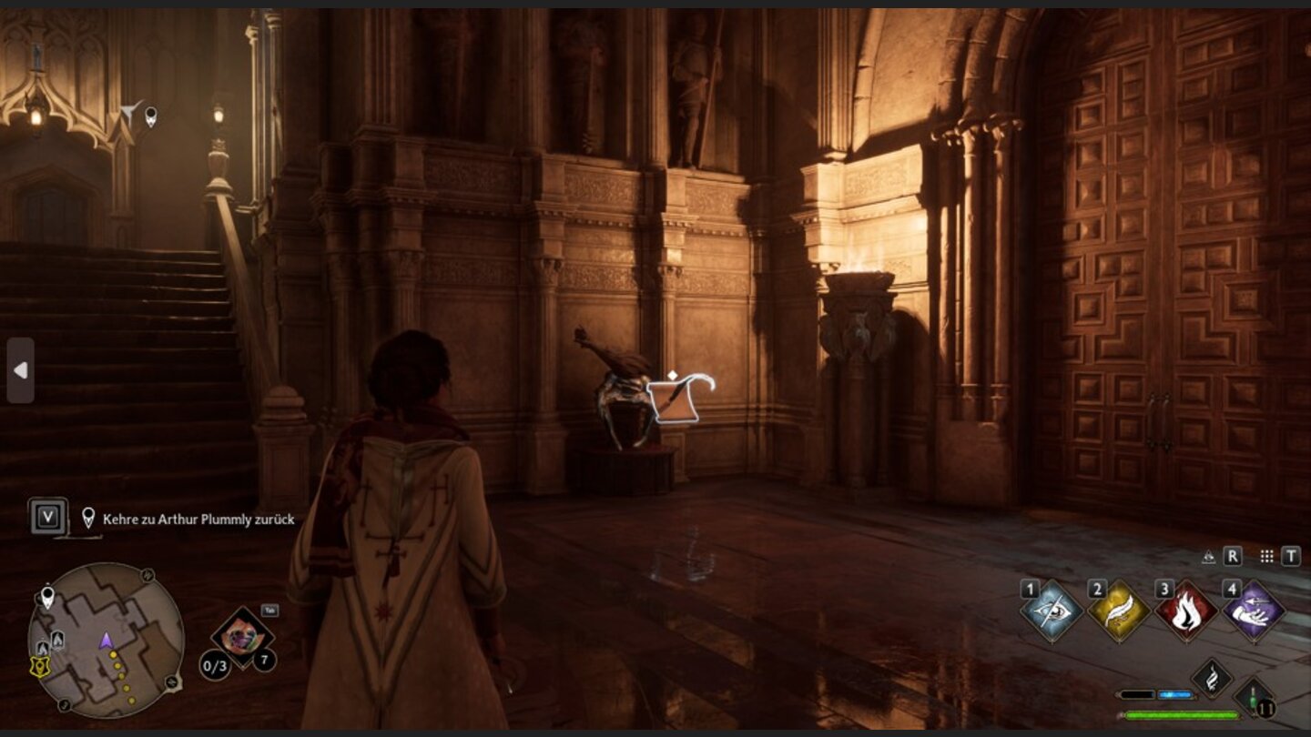 Hogwarts Legacy Revelio-Handbuchseiten 02 - Geplättete Rüstung