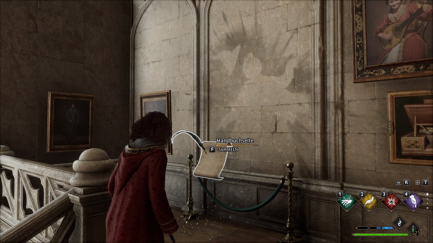 Hogwarts Legacy Revelio-Handbuchseiten 09 - Brandflecken