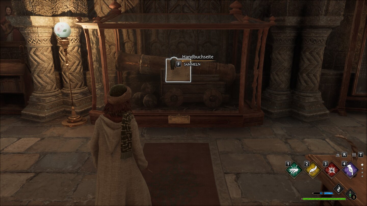 Hogwarts Legacy Revelio-Handbuchseiten 14 - Wichtiges Muggelartefakt