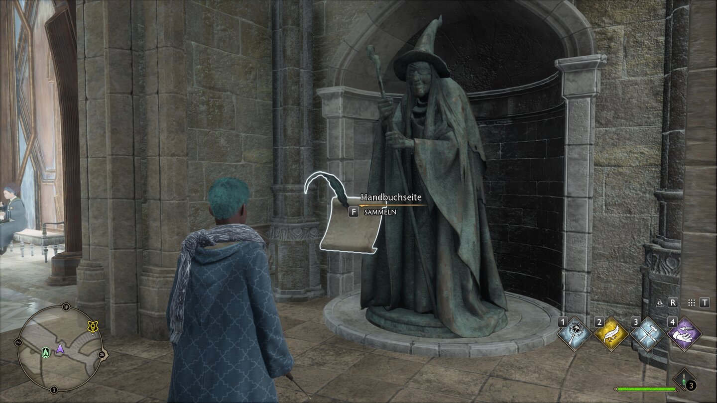 Hogwarts Legacy Revelio-Handbuchseiten Die Große Treppe 07