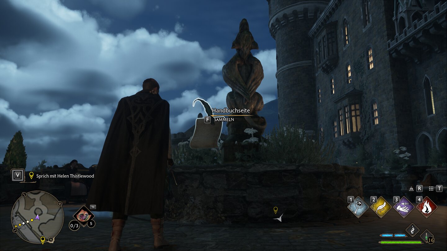 Hogwarts Legacy Revelio-Handbuchseiten Die Große Treppe 08