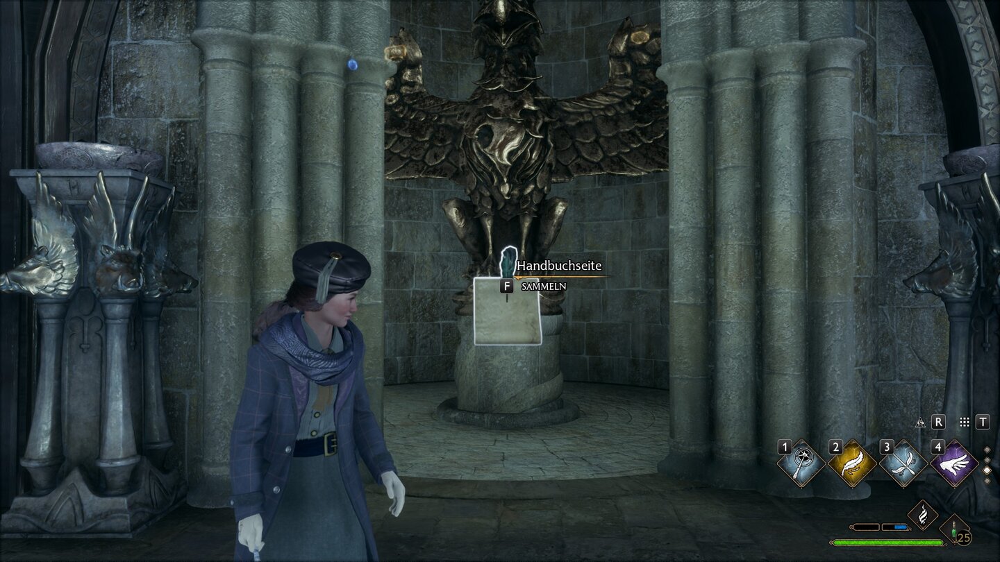 Hogwarts Legacy Revelio-Handbuchseiten Die Große Treppe 09