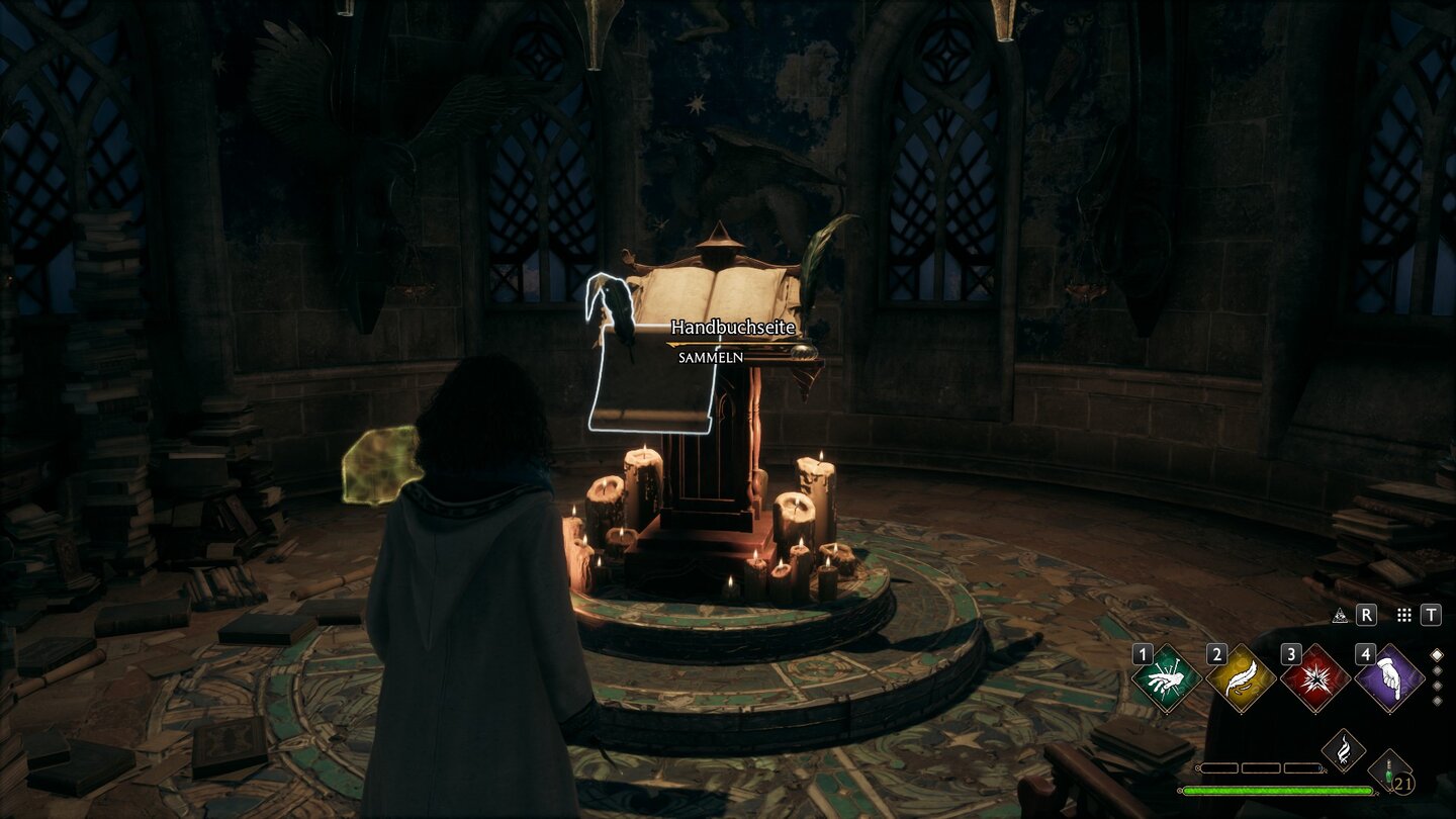 Hogwarts Legacy Revelio-Handbuchseiten Die Große Treppe 11