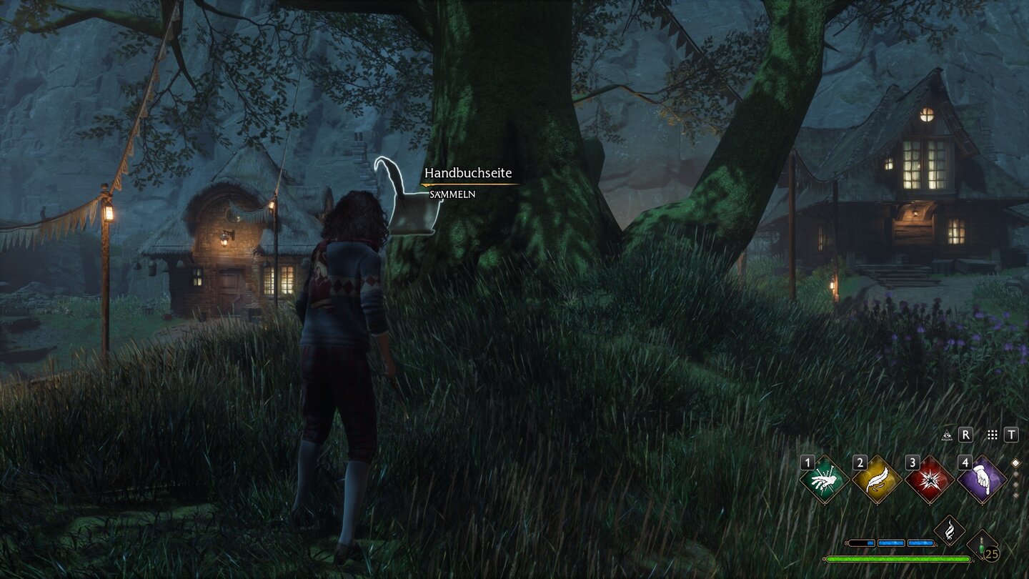 Hogwarts Legacy Revelio-Seite Hochland 22 - Riesiger, schattiger Baum