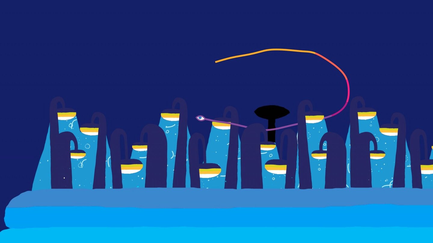 HohokumMit jeder neu aufleuchtenden Laterne gewinnt der Hintergrundtrack an Varianz.