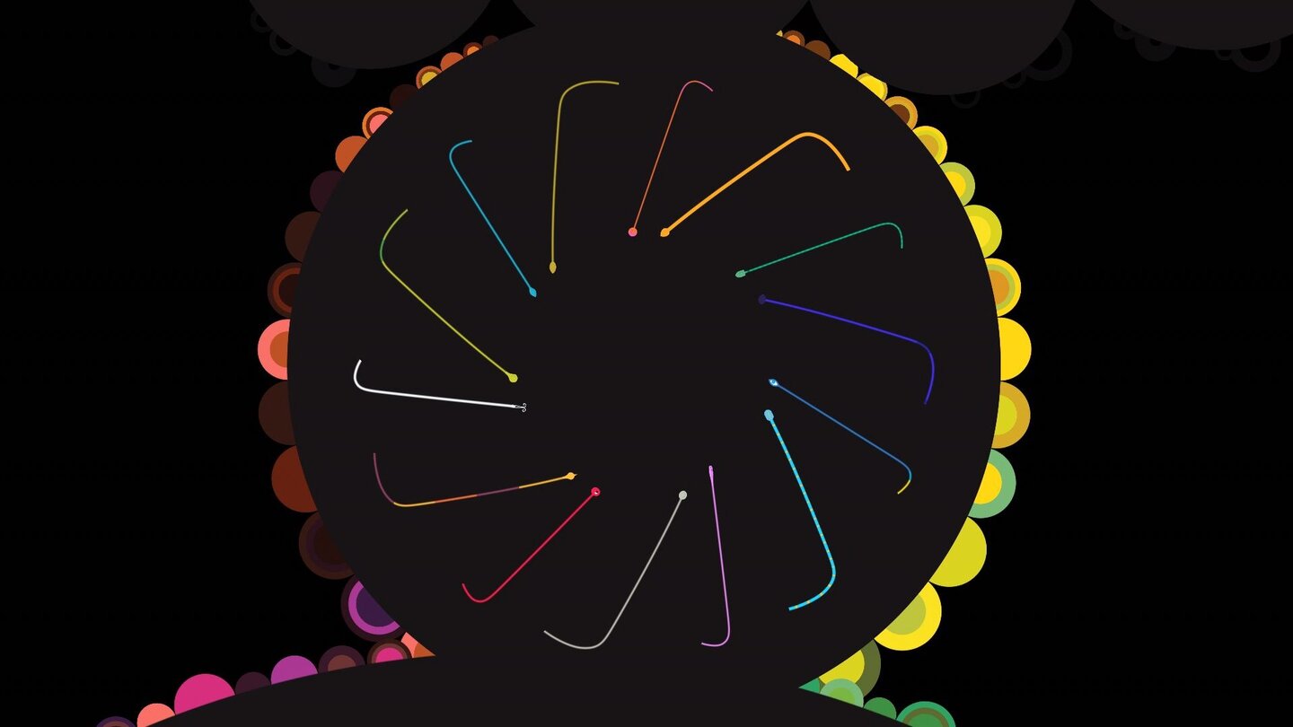 HohokumJe nachdem, ob oder wie man den Stick bewegt, entstehen unterschiedliche Muster.