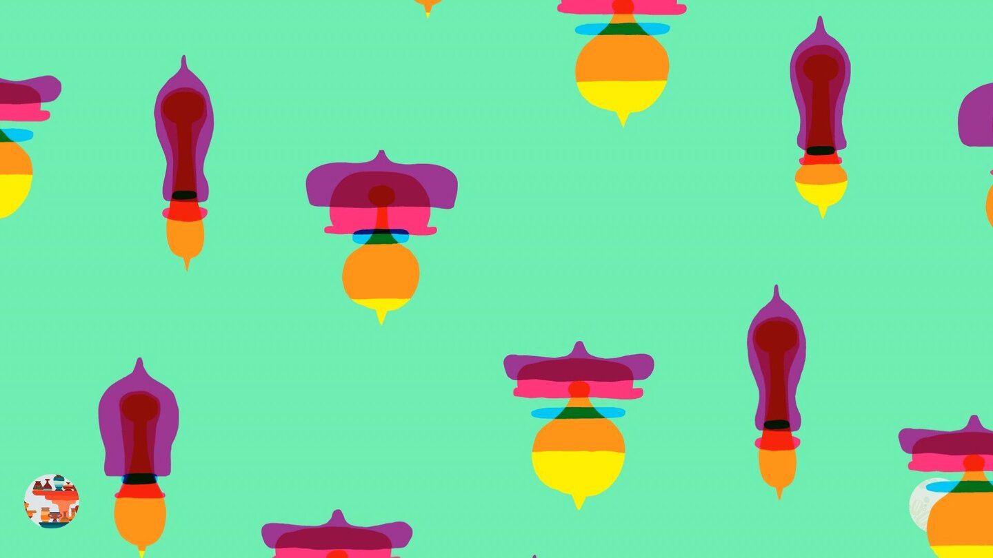 HohokumIn einer Welt scheint es nichts anderes als knallbunte, quallenartige Tiere zu geben.