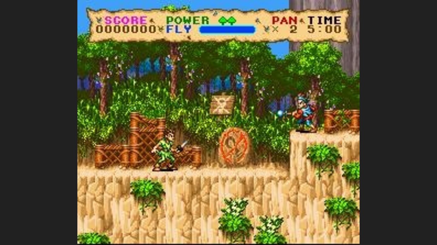 The SNES version is more colorful than the Genesis one.