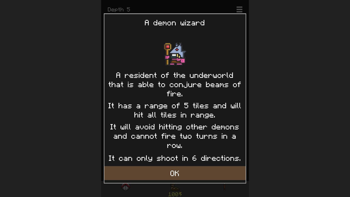 HopliteWeisheit der Eulen: Wir können uns alle Spielelemente erklären lassen - so sehen wir etwa, dass Magier nur jede zweite Runde feuern können.