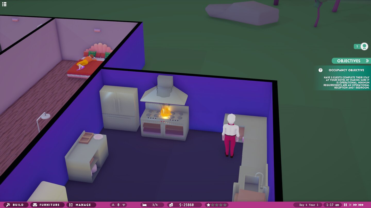 Hotel MagnateScreenshots aus der Steam-Demo