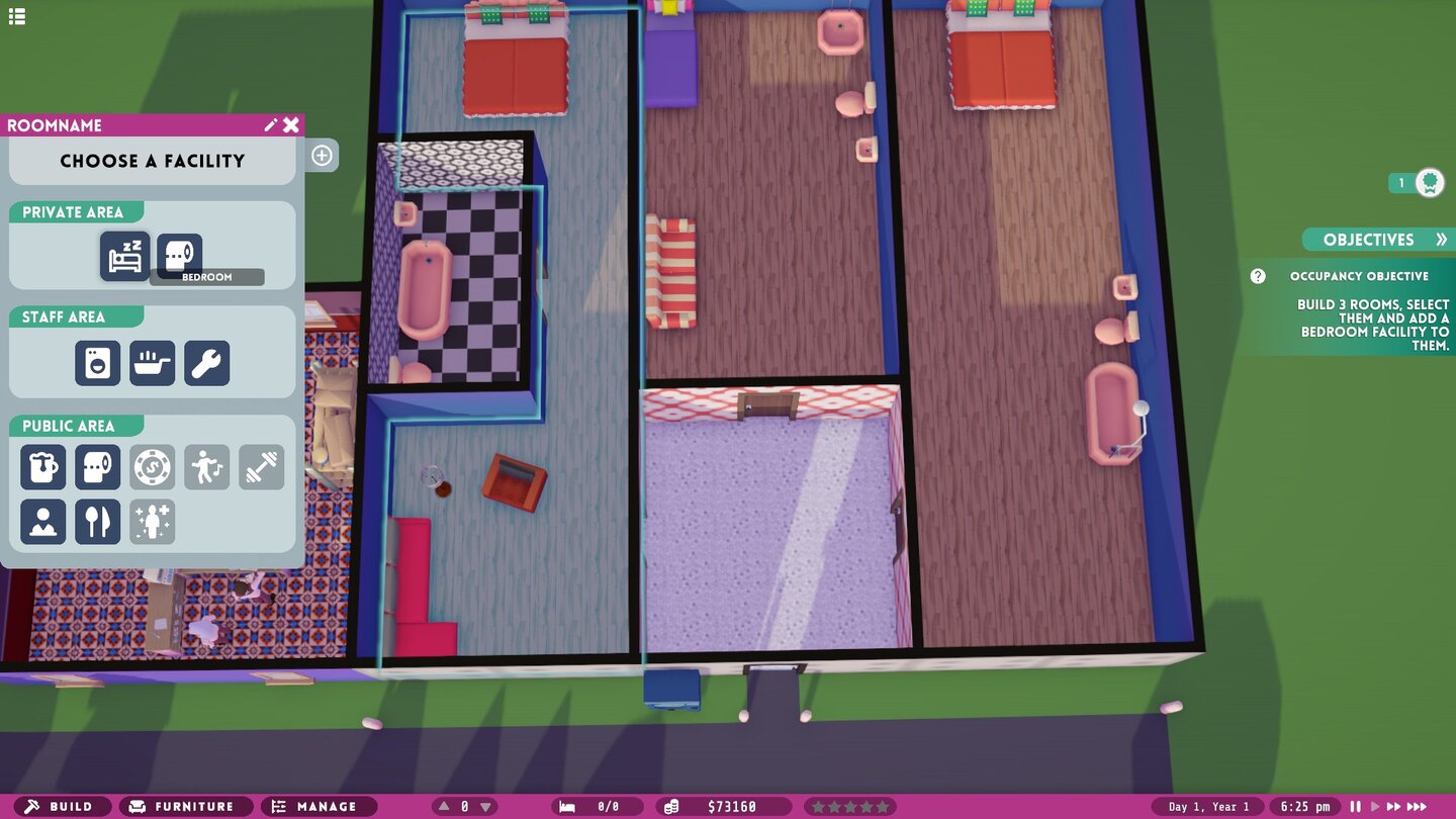 Hotel MagnateScreenshots aus der Steam-Demo