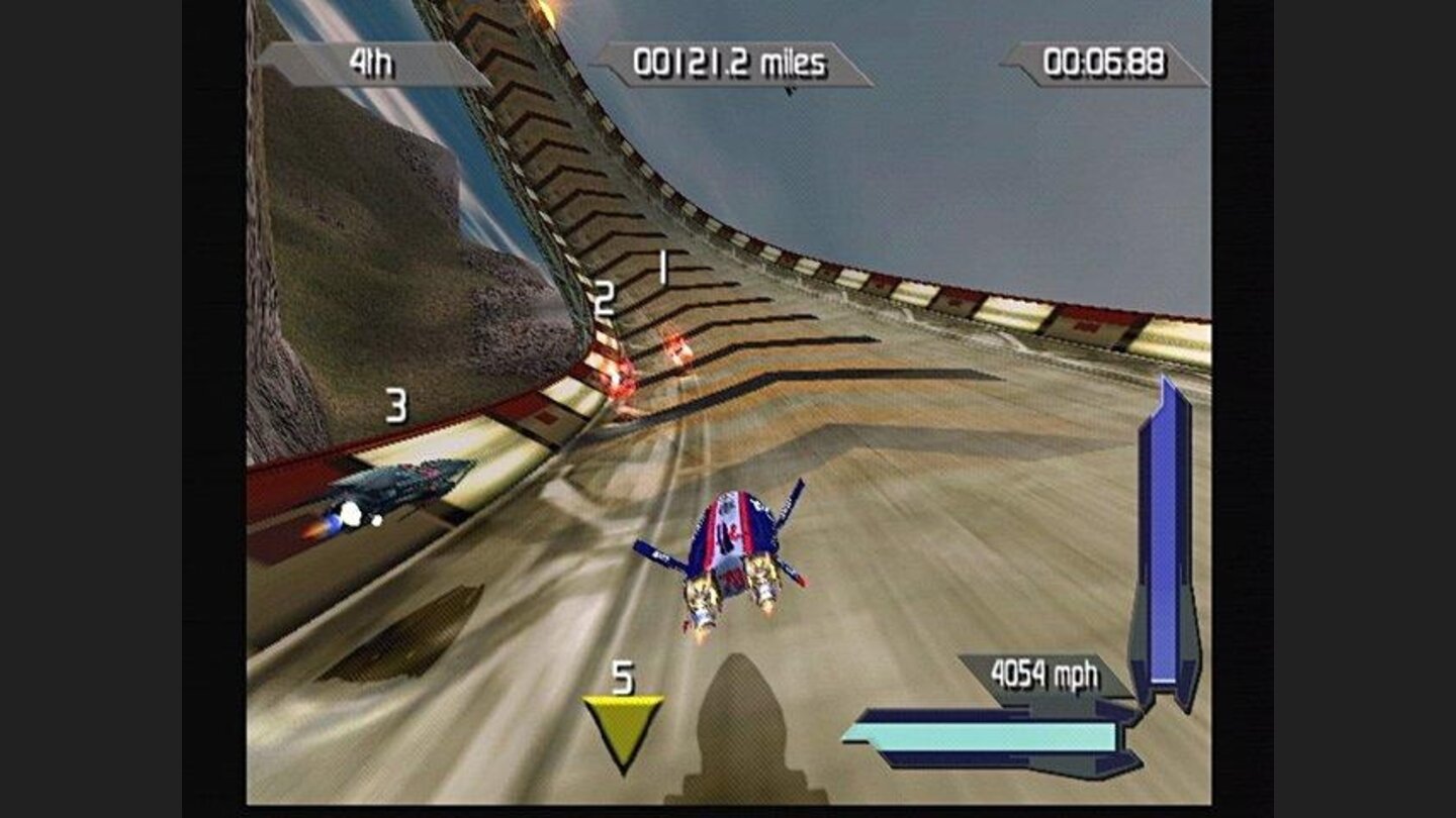 Tight racing around a curve