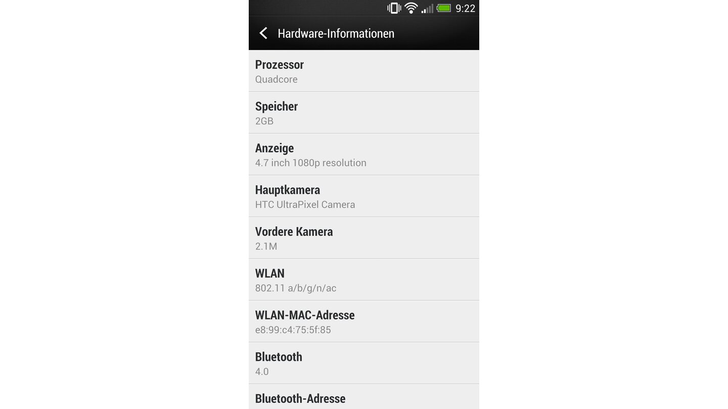HTC One - Hardware